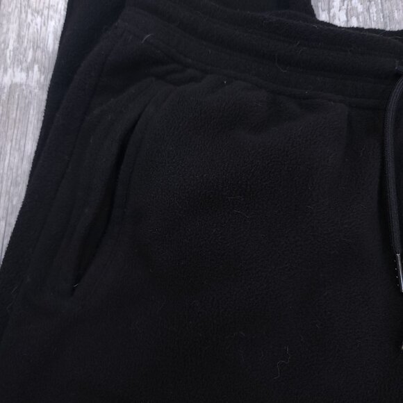 Patagonia Pants Womens Small Black Micro D Fleece Joggers Comfy Mid Rise Lounge - Picture 4 of 8